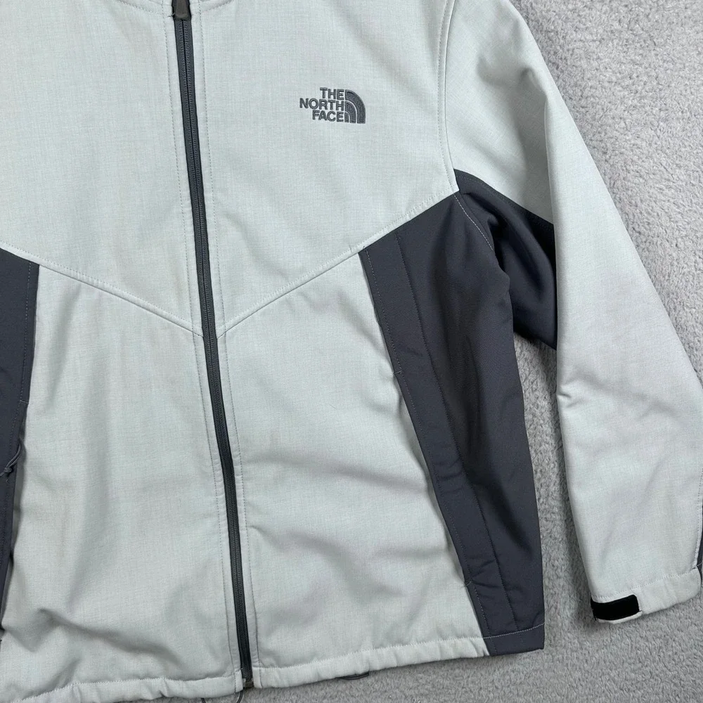 The North Face‎ Apex Chromium Thermal Jacket Men's XL Softshell Full Zip Gray